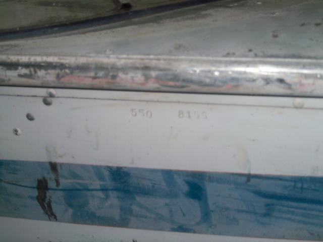 Serial number on my 1957 Crestliner Commander12